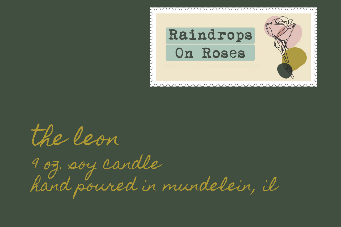 The Leon-9 ounce soy candle