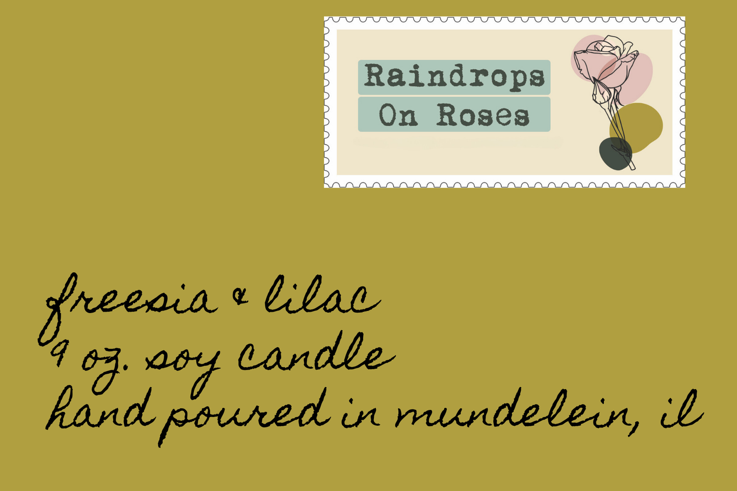 Freesia & Lilac-9 ounce soy candle