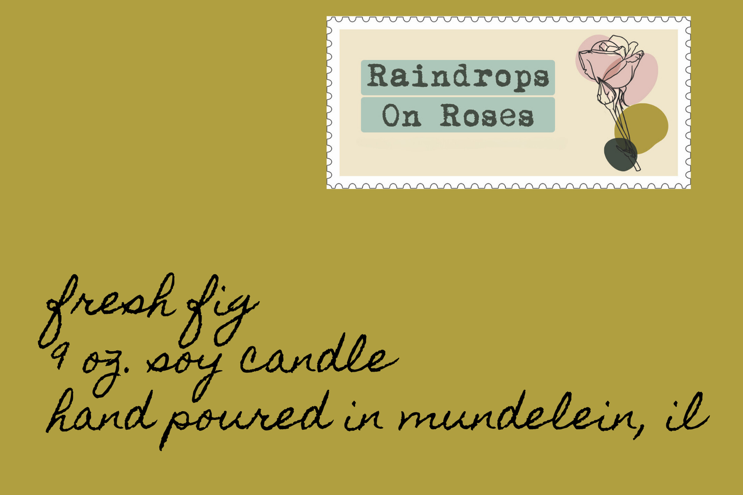 Fresh Fig-9 ounce soy candle