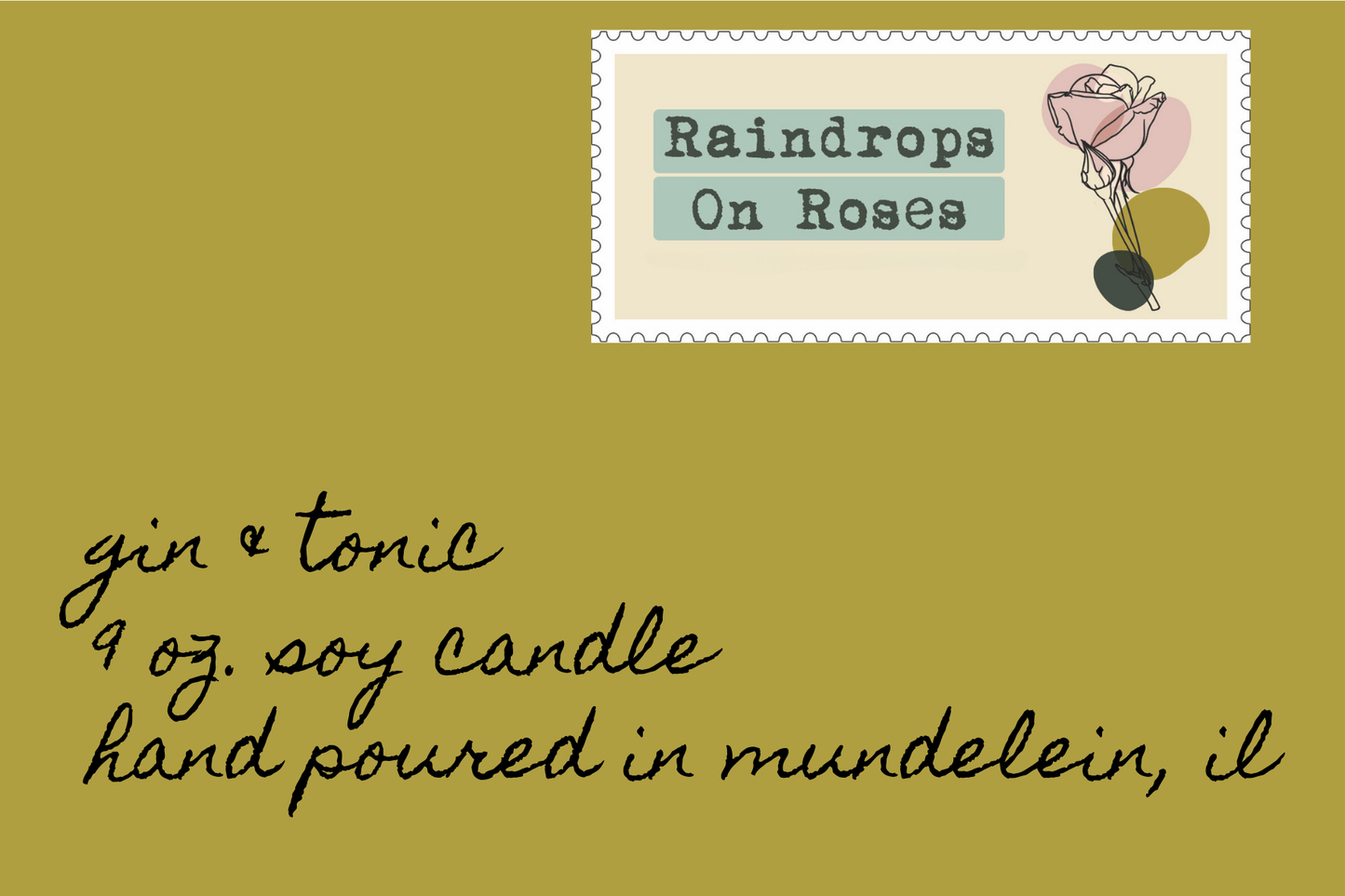 Gin & Tonic-9 ounce soy candle