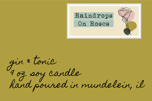 Gin & Tonic-9 ounce soy candle