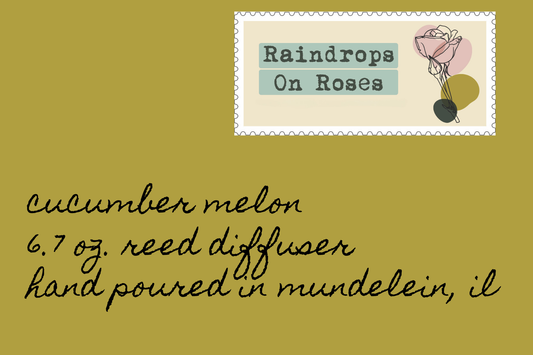 Cucumber Melon-6.7 ounce reed diffuser