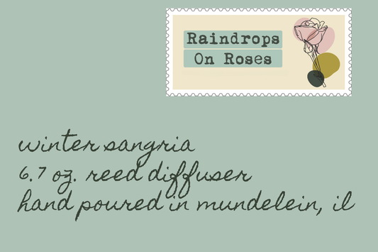 Winter Sangria-6.7 oz reed diffuser