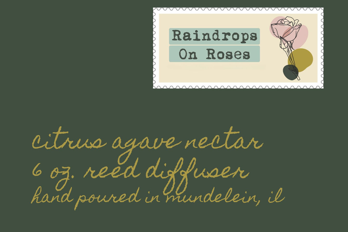 Citrus Agave Nectar-6.7 ounce Reed Diffuser