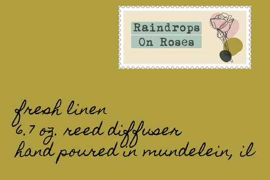 Fresh Linen-6.7 ounce reed diffuser