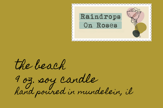 The Beach-9 ounce soy candle