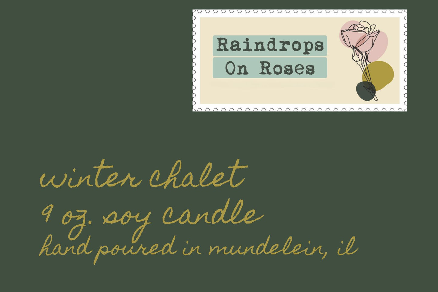 Winter Chalet-9 ounce soy candle