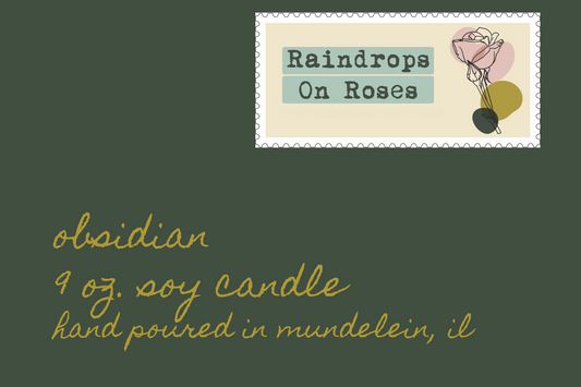 Obsidian-9 oz. soy candle