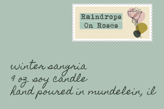 Winter Sangria-9 ounce soy candle