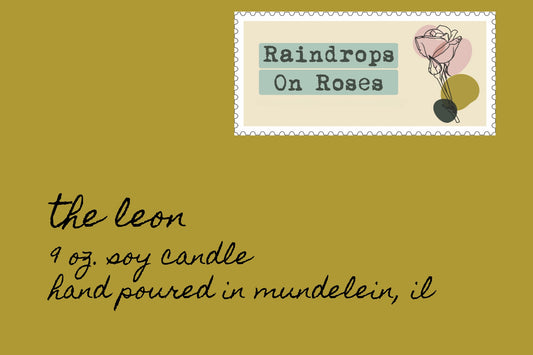 The Leon-9 ounce soy candle